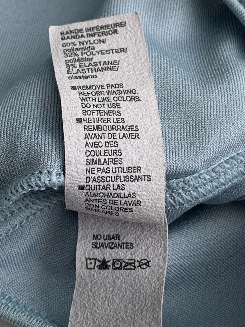 UNDER ARMOUR Women’s Blue Gray Compression Crossback Pullover Sports Bra Small